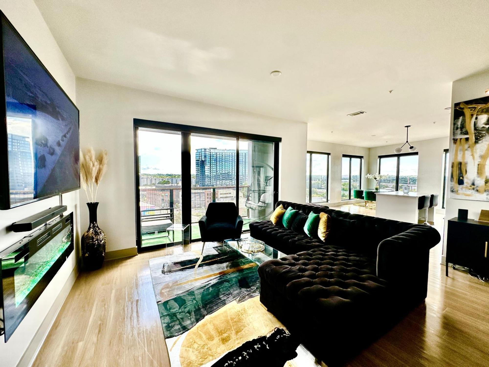 Modern Luxury At The Interlock Apartment Atlanta Exterior photo